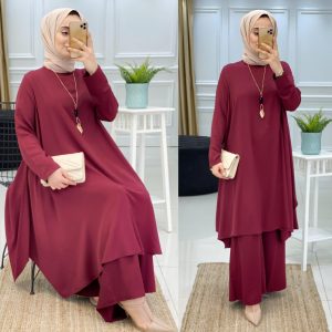 Viskon kumaş Tunik pantolon