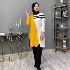 Pamuklu kumaş renkli takım