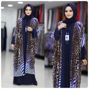 Büyük beden Şifon abaya