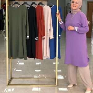 Büyük beden spor Tunik