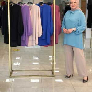Aerobin kumaş furlari tunik