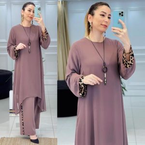 Şifon sandy kumaş salaş takım