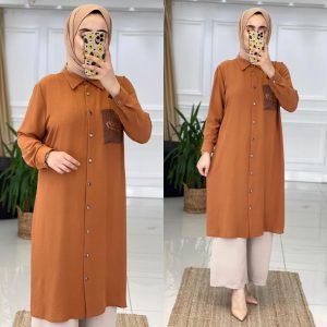 Ayrobin kumaş tunik pantolon