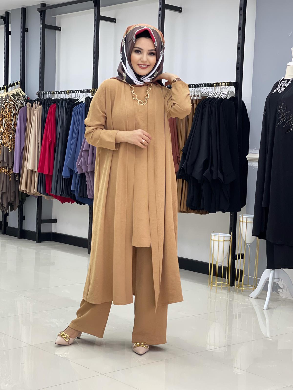 Ayrobin kumaş üçlü takım - Görsel 9