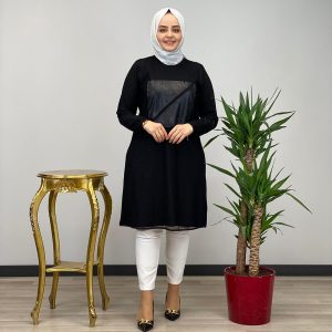 Büyük beden penye Tunik