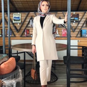 Krep kumaş Ceket pantolon