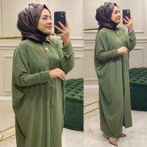 Ayrobin kumaş Yarasa kol ferace