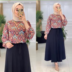 Mevlana etek tunik kombin