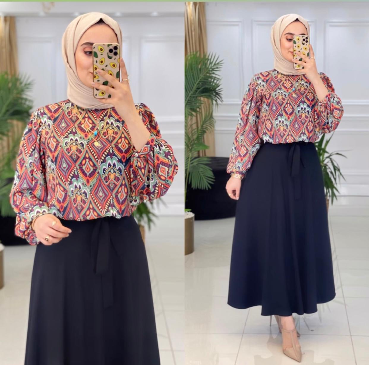Mevlana etek tunik kombin