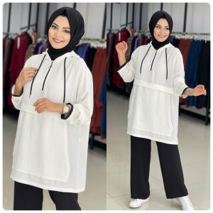Salaş kapsonlu Tunik pantolon