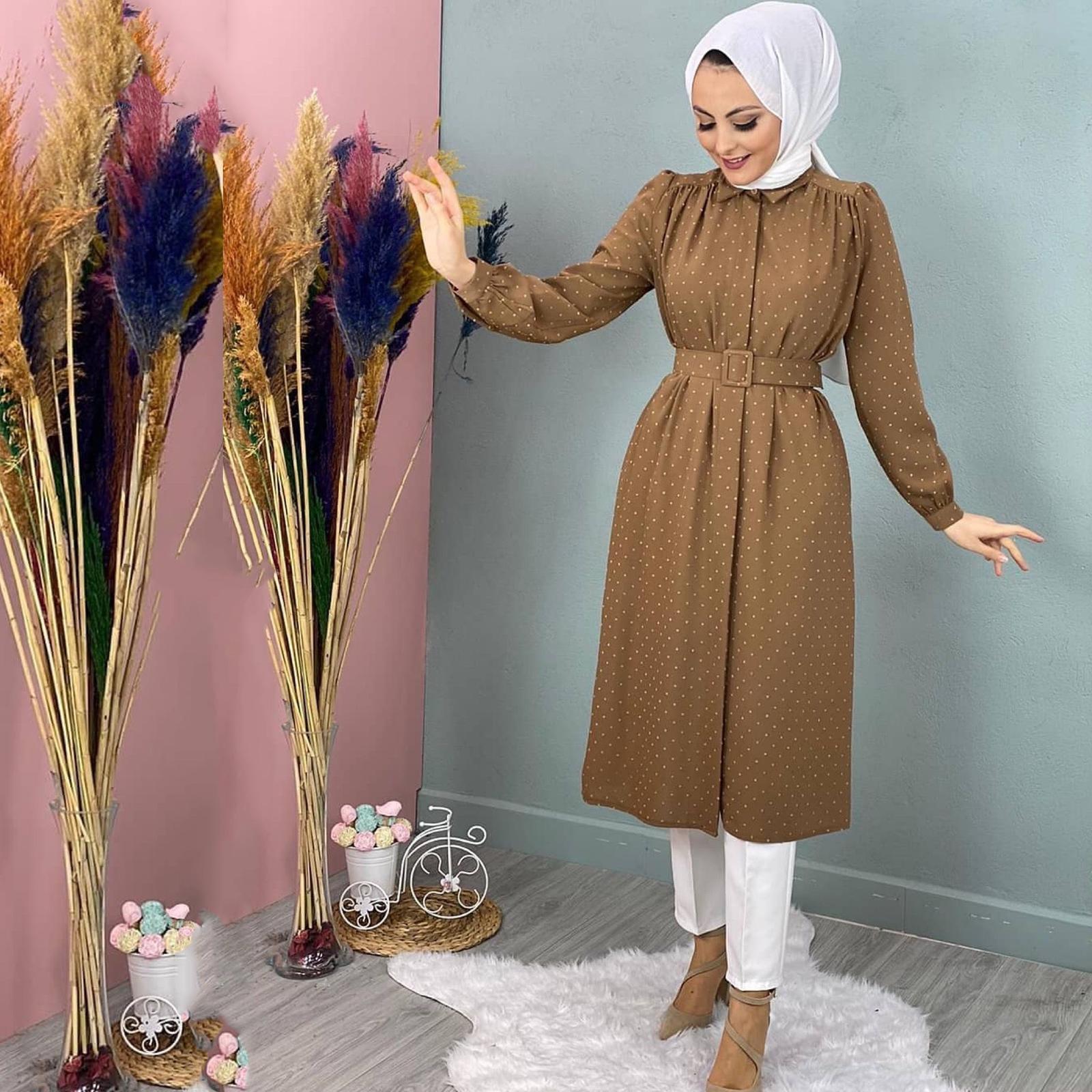 Ayrobin Kemerli Ponponlu Tunik - Görsel 5