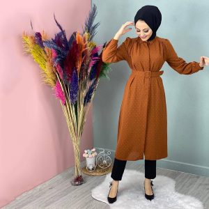 Ayrobin Kemerli Ponponlu Tunik