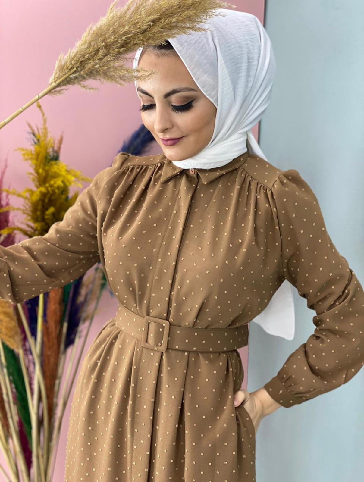 Ayrobin Kemerli Ponponlu Tunik - Görsel 3