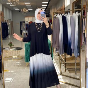 Tilda kumaş Etekli takim