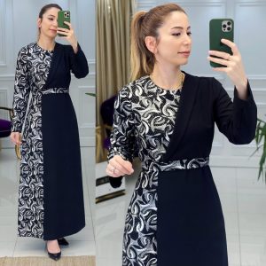Buzi kumaş Nazlı elbise