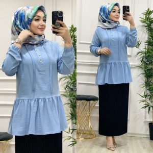 Ayrobin kumaş Prenses Tunik