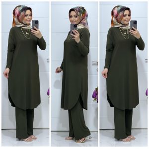 Sendy Büyük beden Tunik pantolon