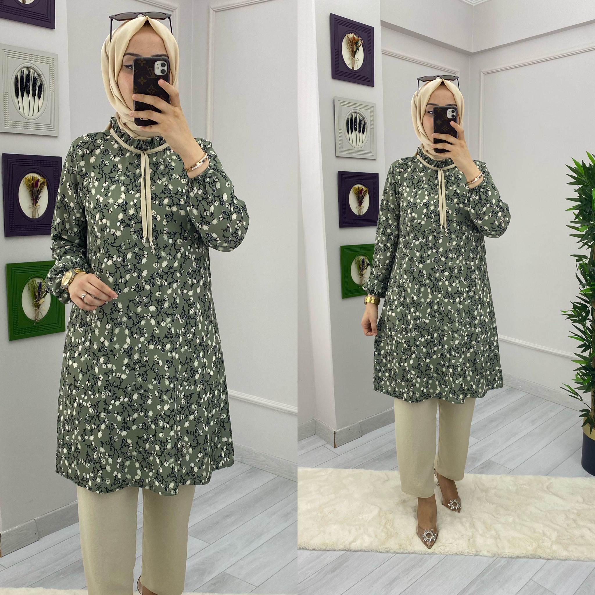 Büyük beden Tunik pantolon - Görsel 8