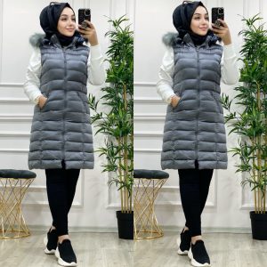 Dolum elyaf kumaş şişme yelek