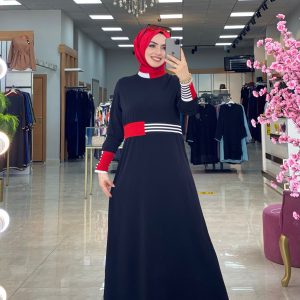 Ayrobin kumaş merserize elbise