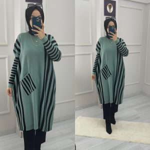 Büyük beden Cemre triko tunik