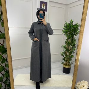 Dokunma kumaş büyük beden ferace