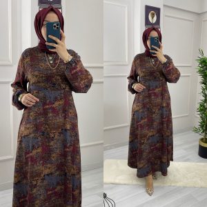 Belmando kumaş lady elbise