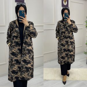 Gabardin kumaş kamuflaj kap