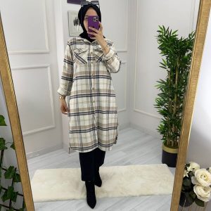 Büyük beden oduncu tunik