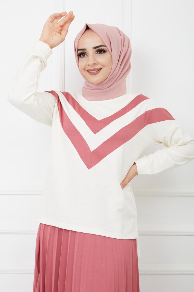 Mira kumaş Etekli takım - Görsel 15