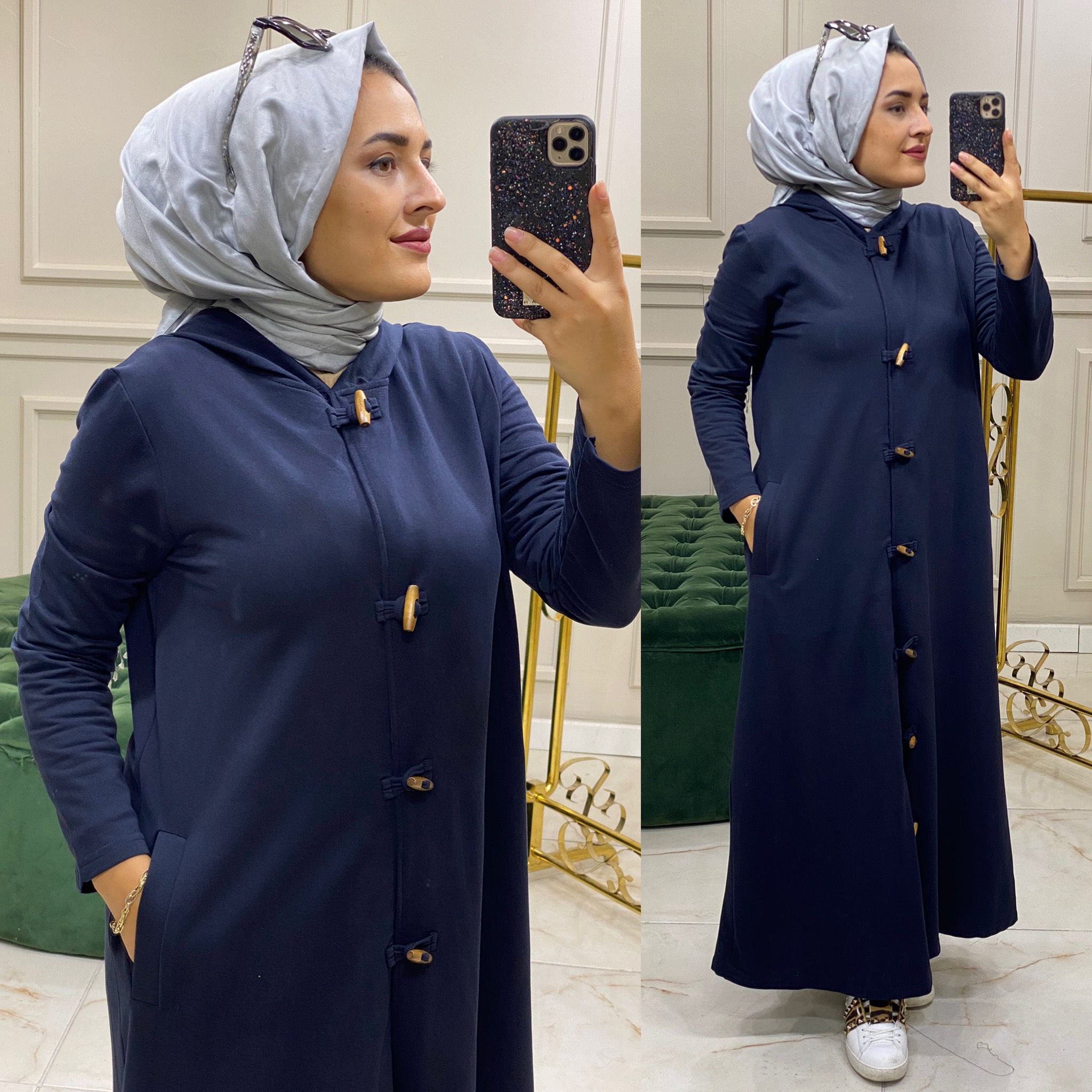 İki iplik çoban düğmeli ferace - Görsel 6