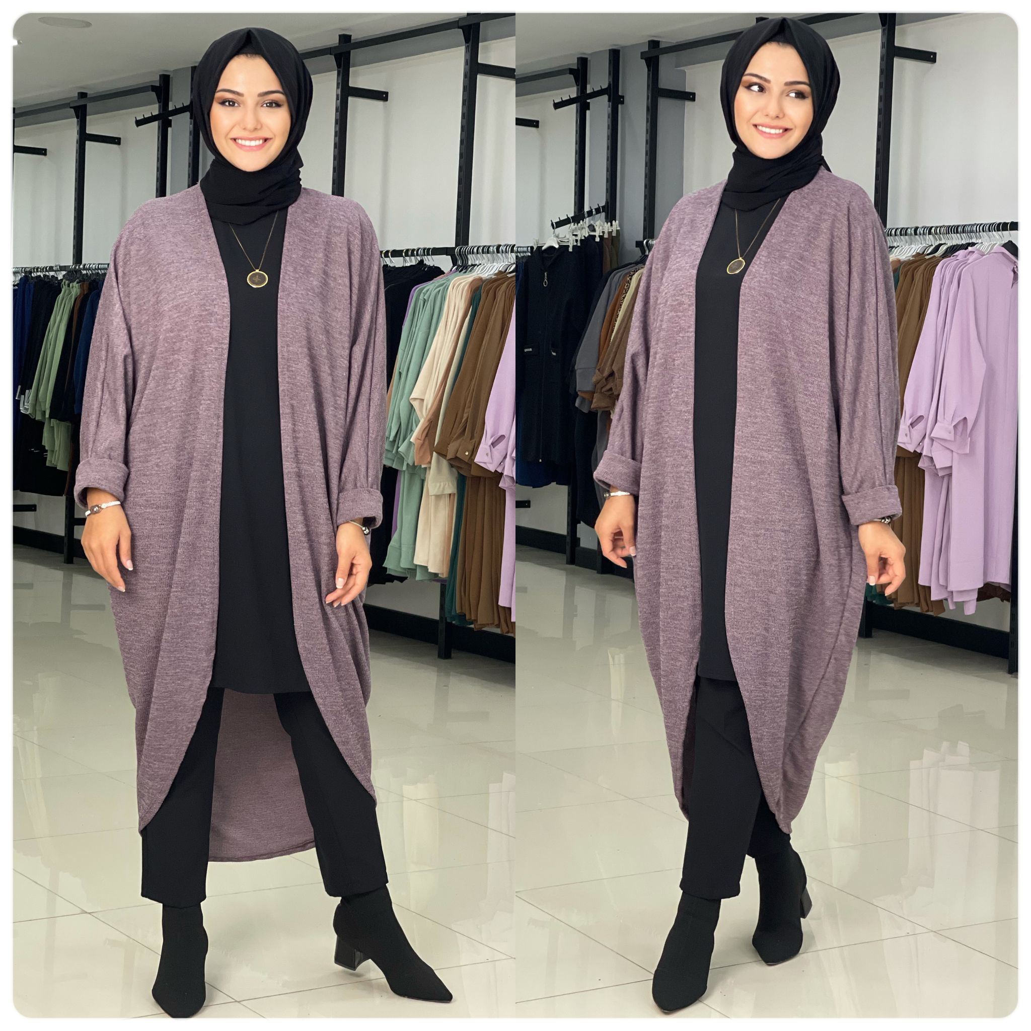 Yarasa kol Hırka - Görsel 8