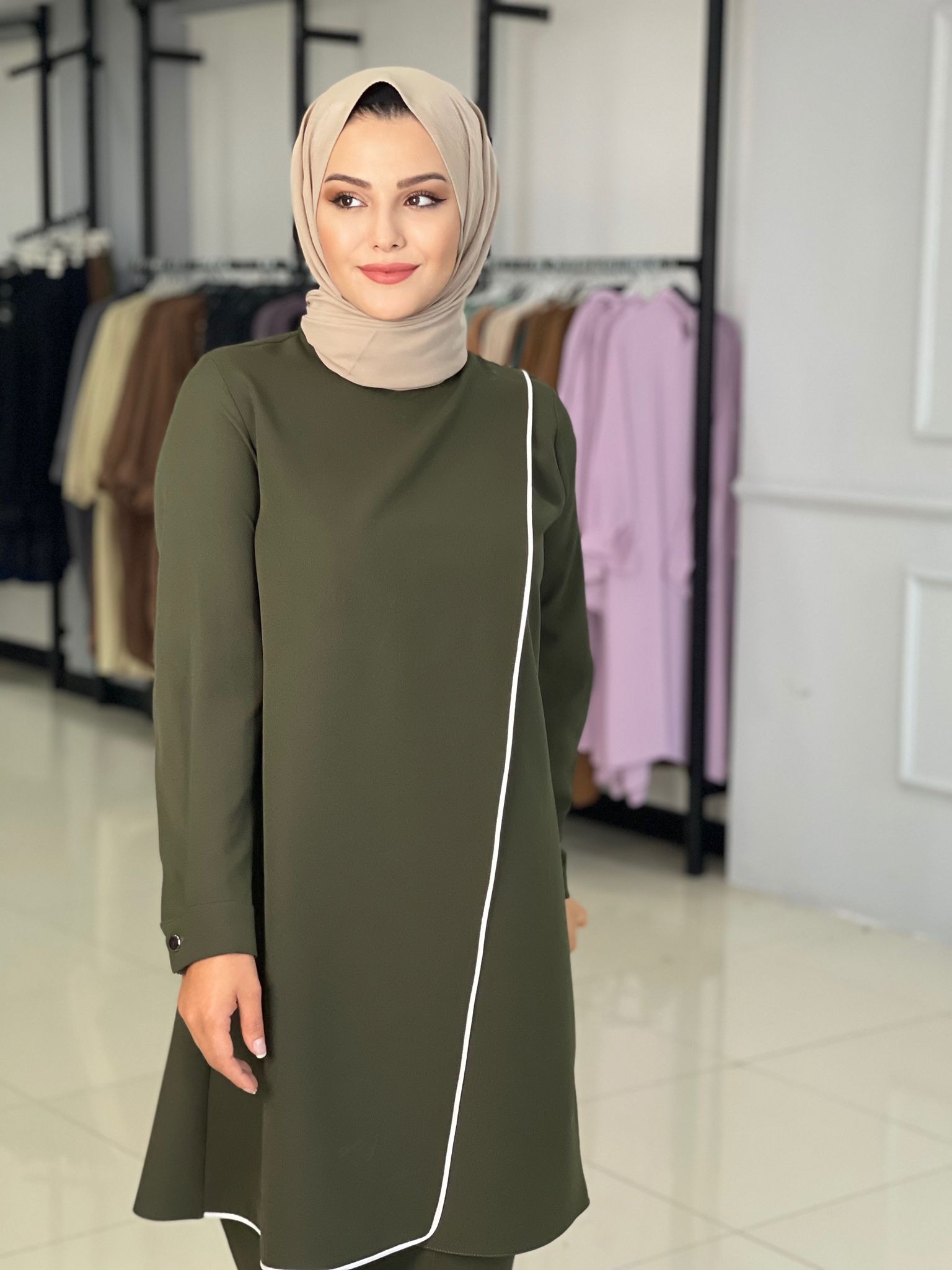 Douple krep bilyeli aşkın takım - Görsel 8