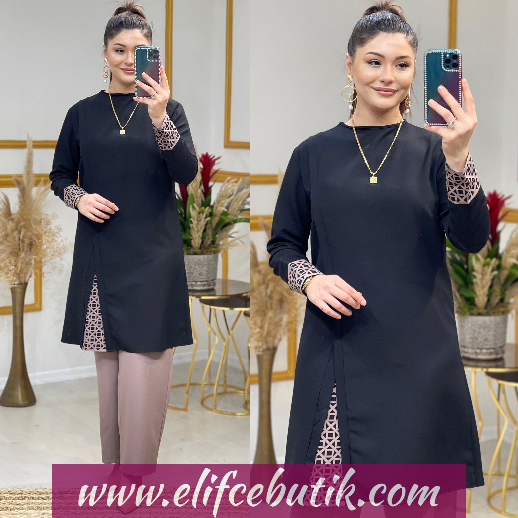 Krep kumaş lazer kesim takım - Görsel 8