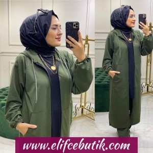 Kanguru cepli büyük beden takım