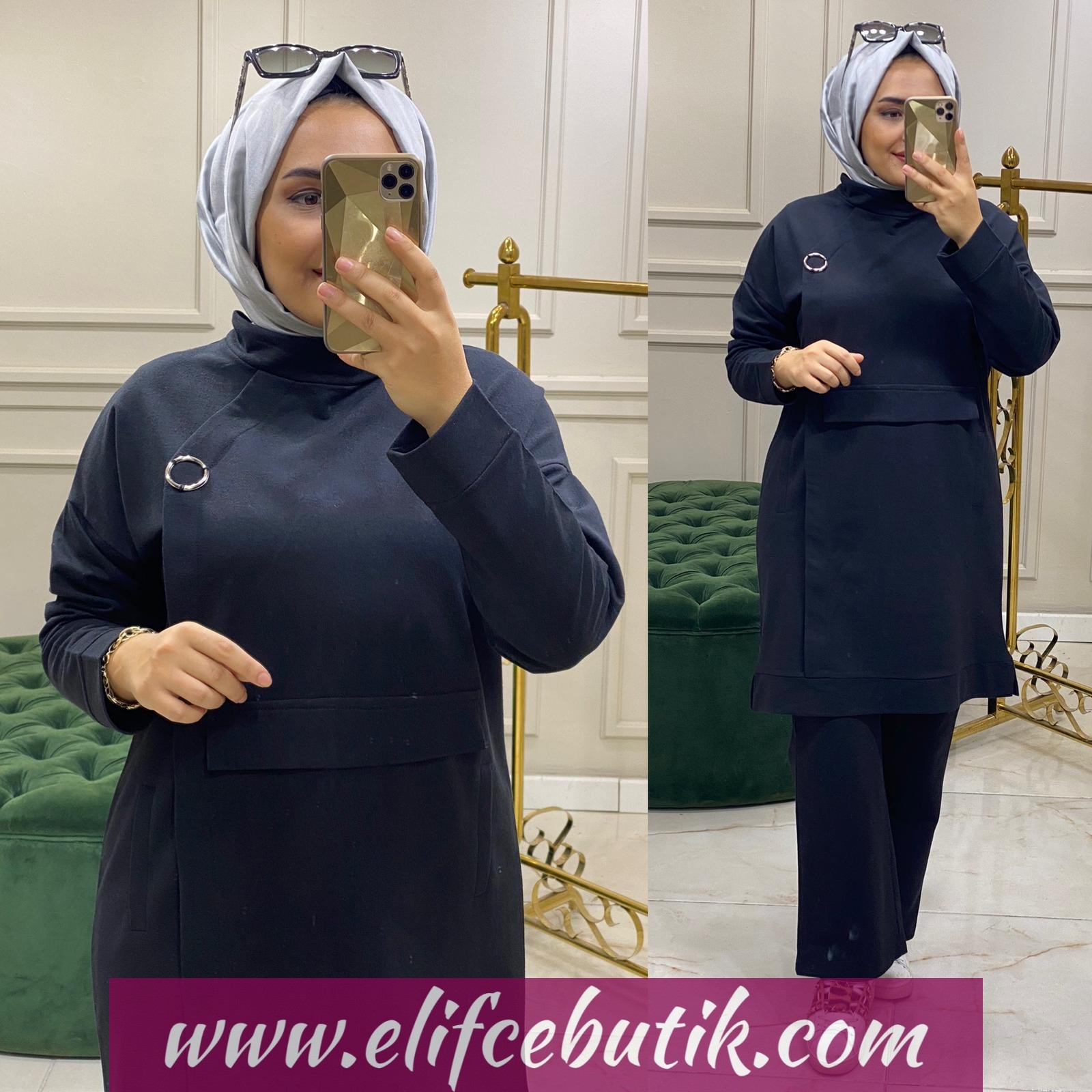 büyük beden spor takım iki iplik - Görsel 9