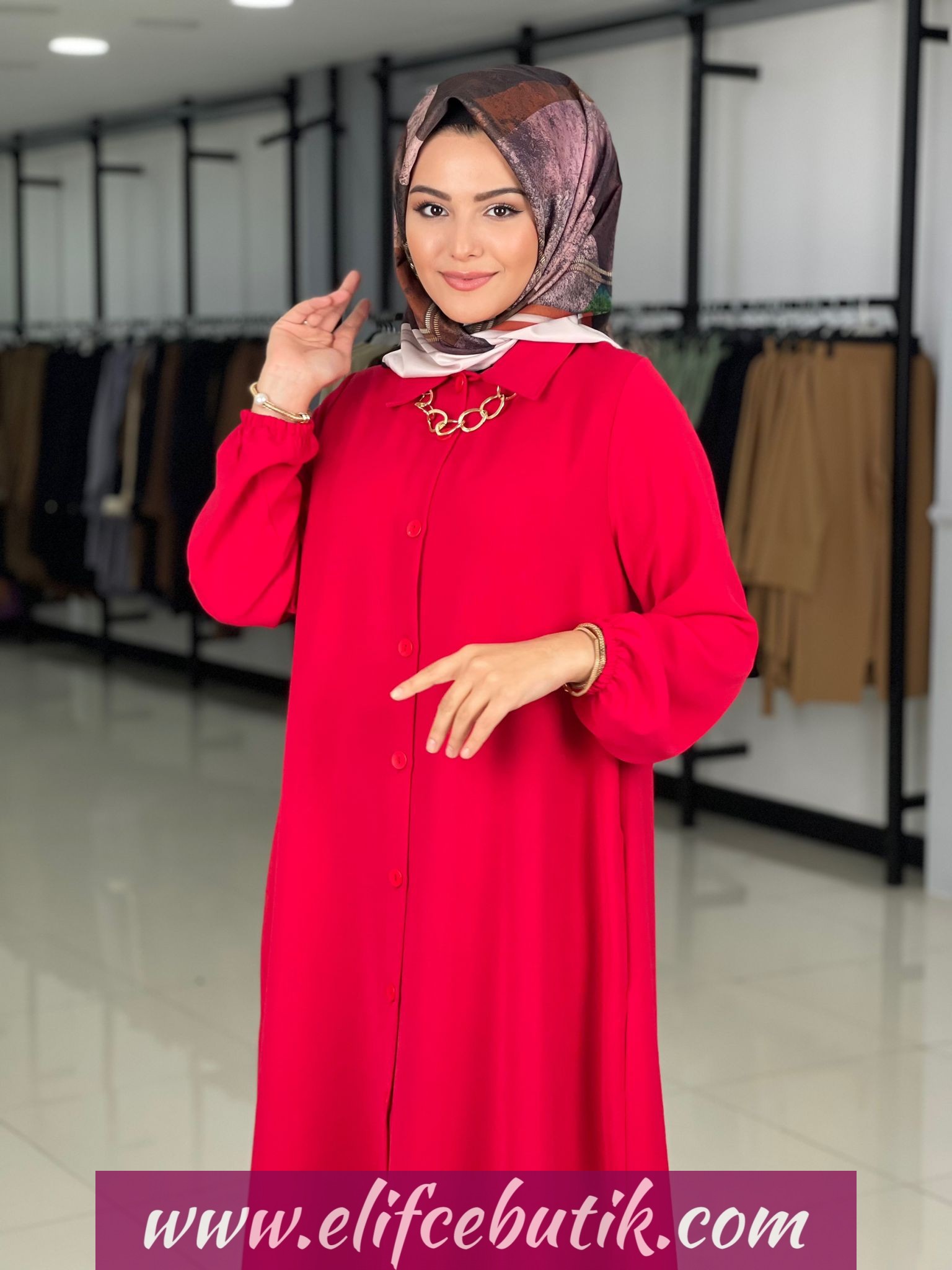 Adriana Krep Ceylin Tunik - Görsel 5