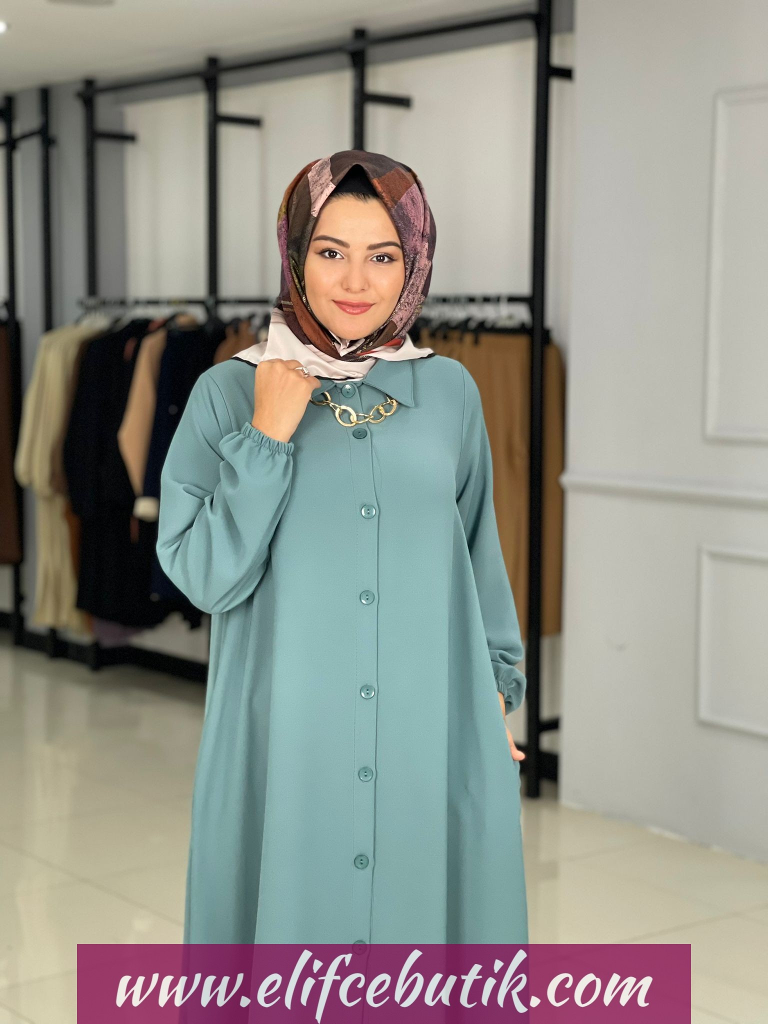 Adriana Krep Ceylin Tunik - Görsel 7