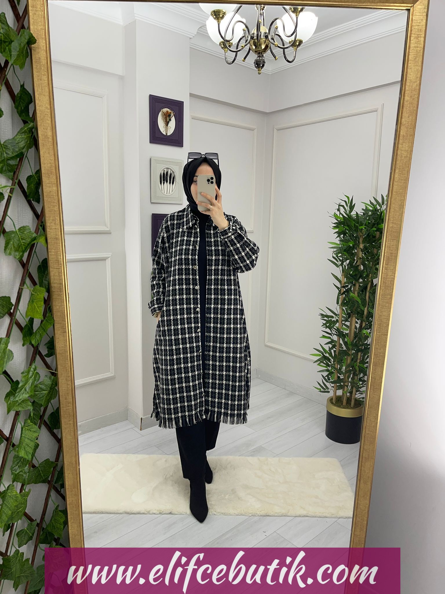 Chanel kumaş büyük beden kap - Görsel 6