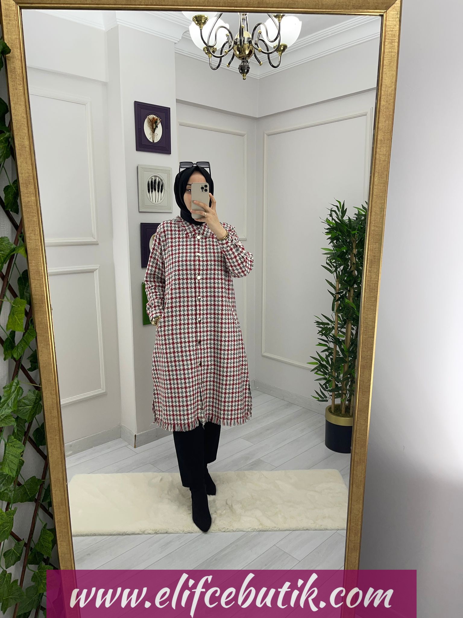 Chanel kumaş büyük beden kap - Görsel 4