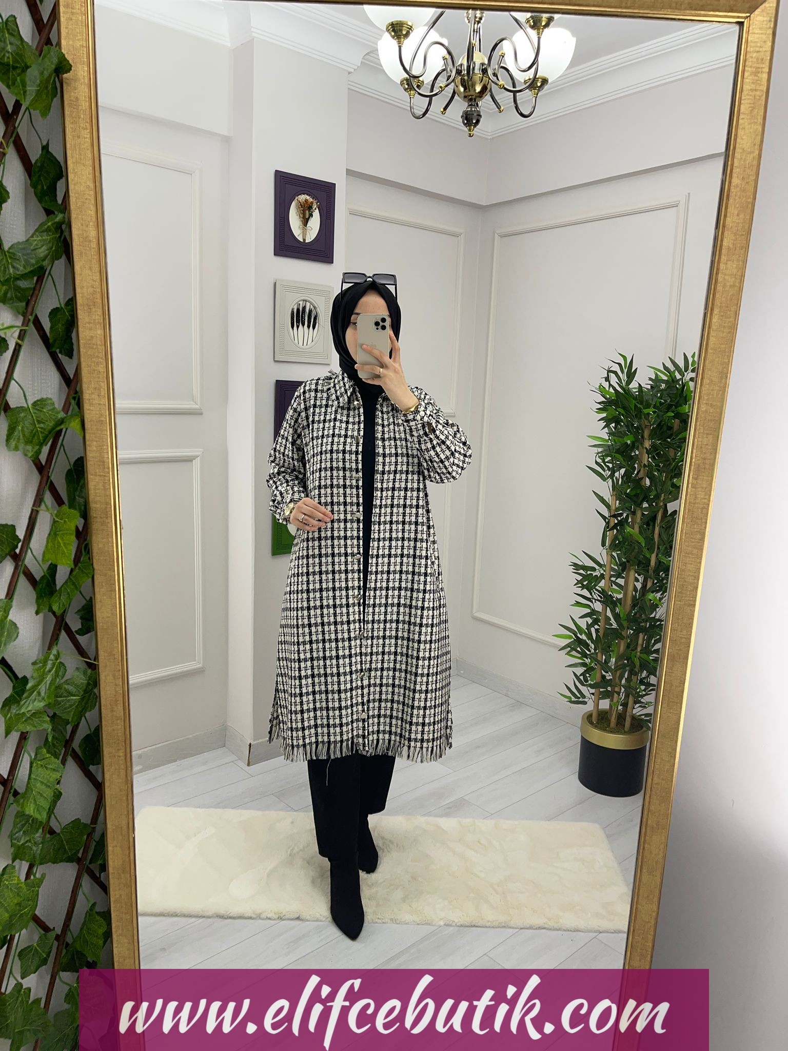 Chanel kumaş büyük beden kap - Görsel 2