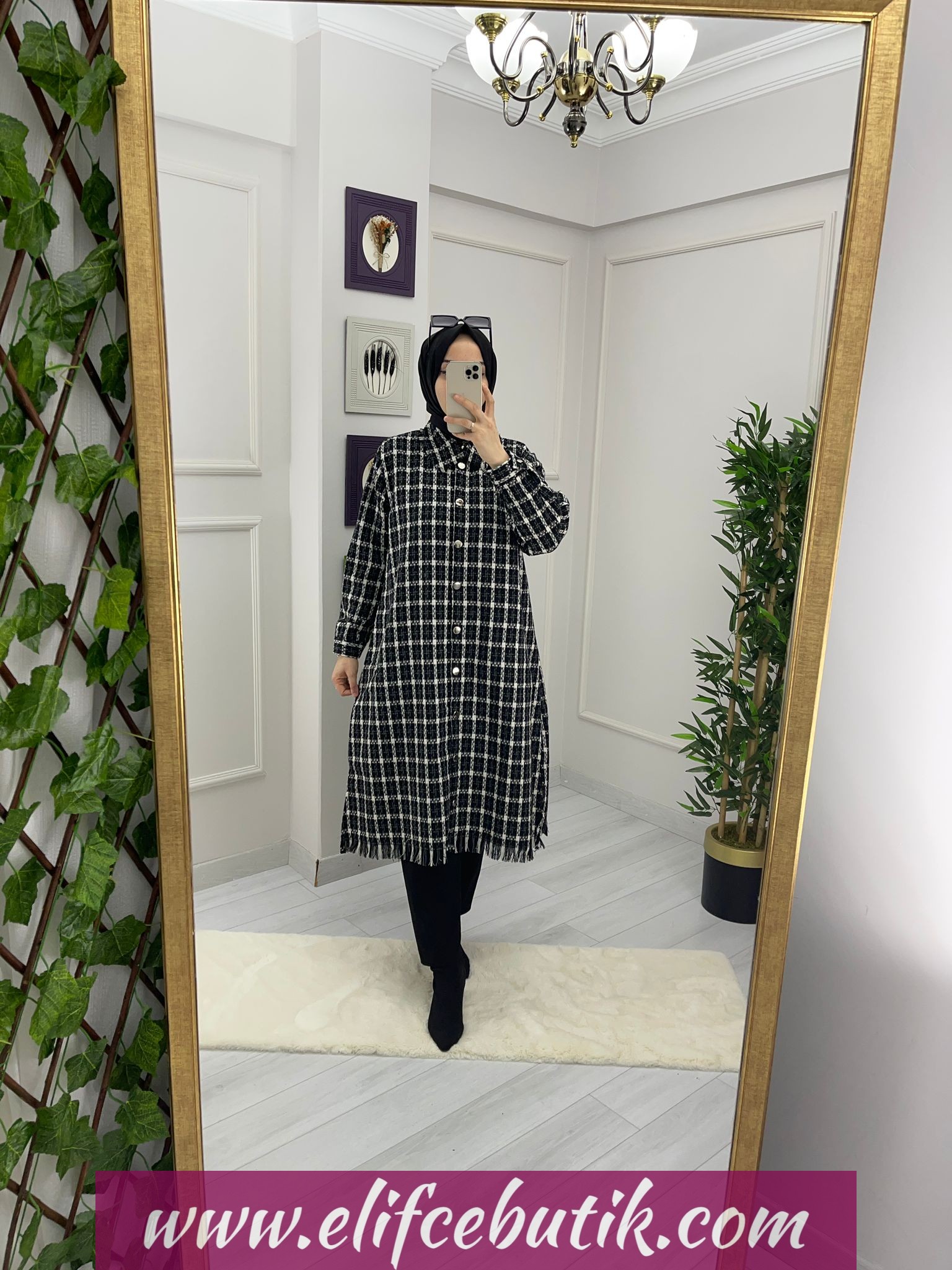 Chanel kumaş büyük beden kap - Görsel 3