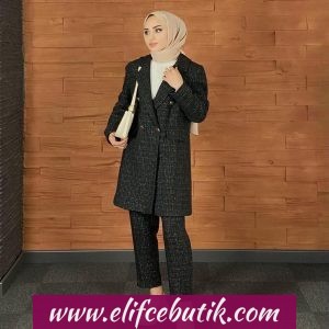 Tuvit kumaş ceket pantolon takim