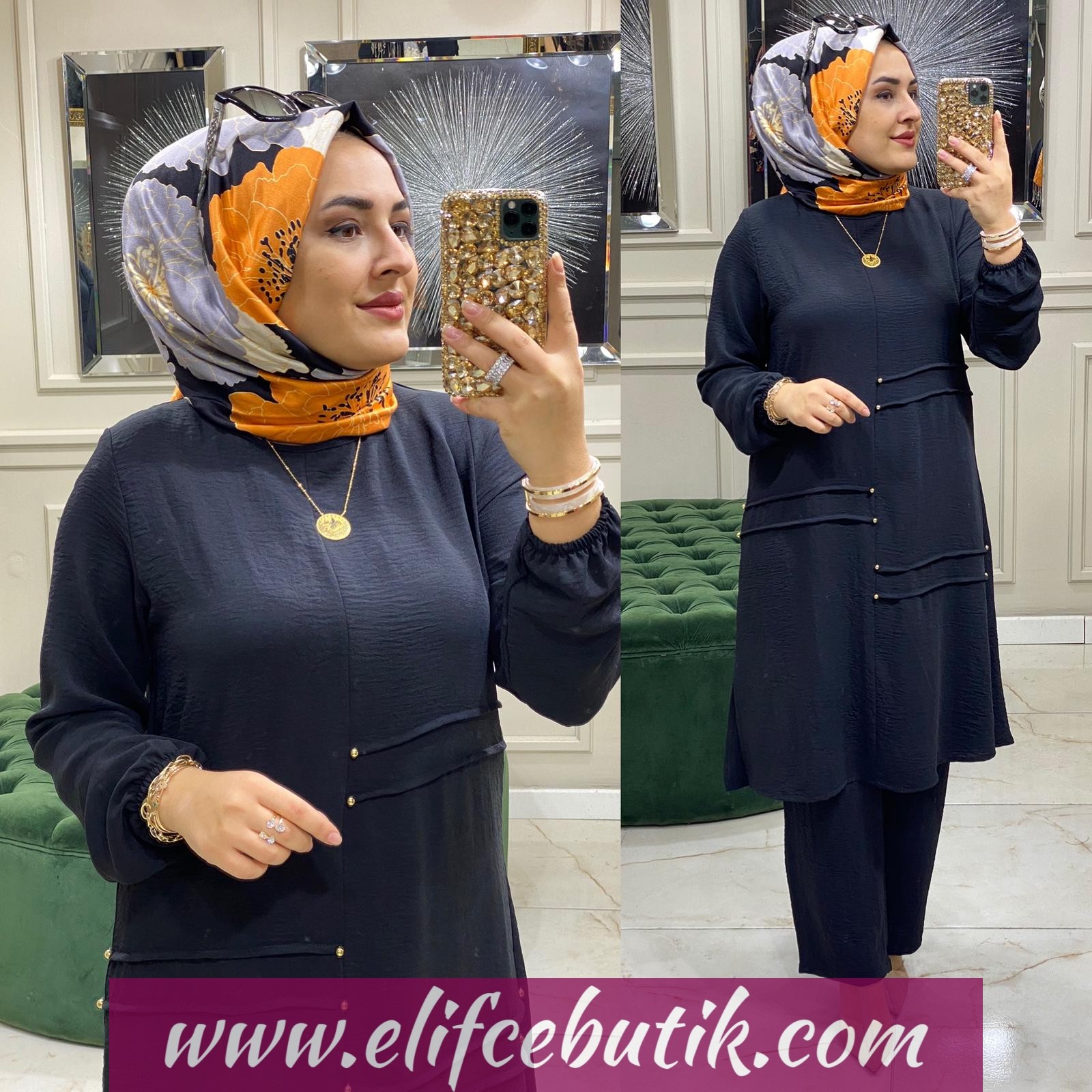 Büyük beden ayrobin ikili takım - Görsel 3