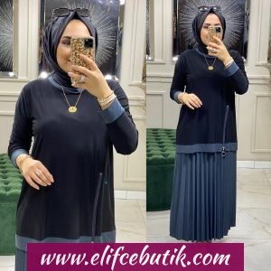Tilda kumaş berfu Etekli takım