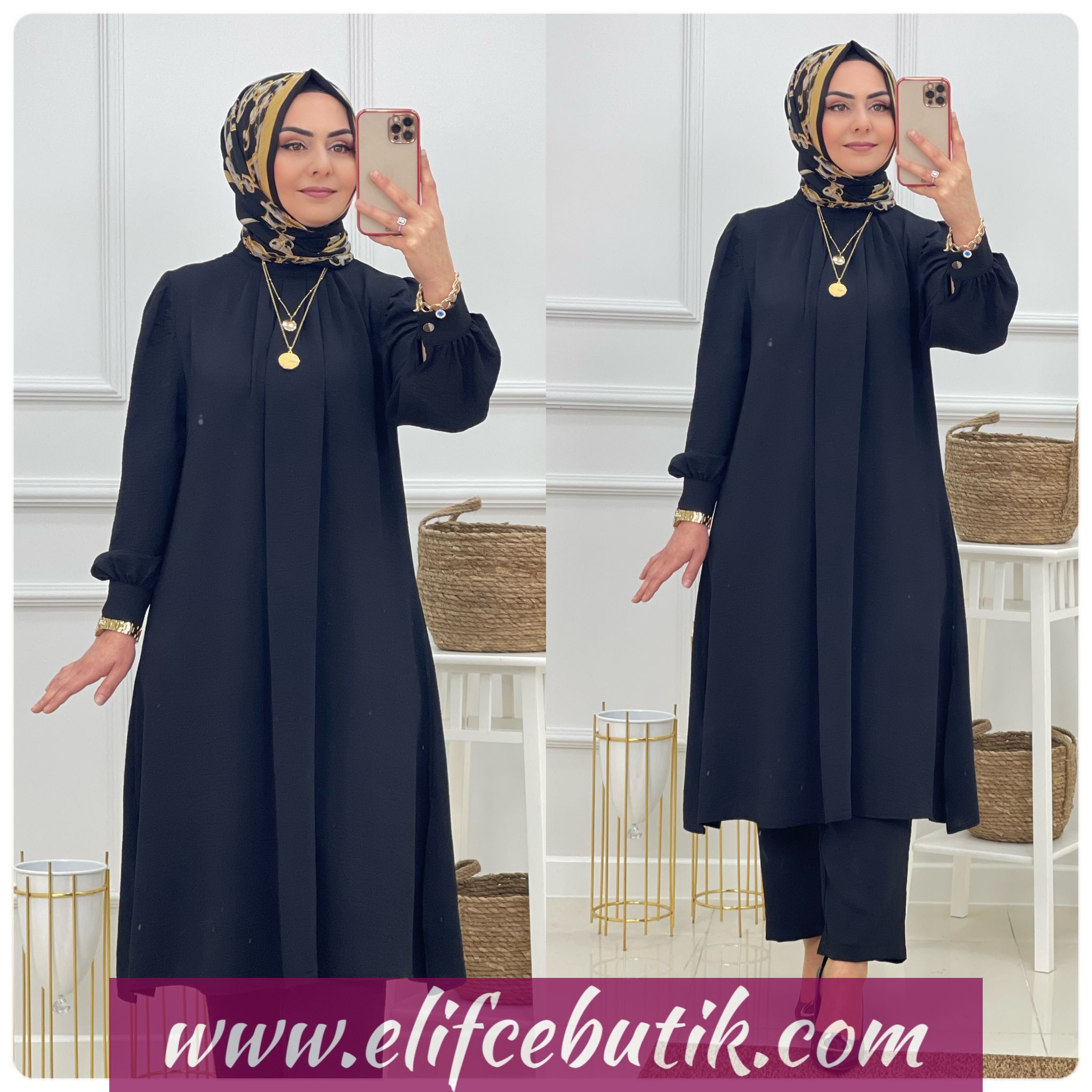 İthal ayrobin kumaş henna takim - Görsel 5