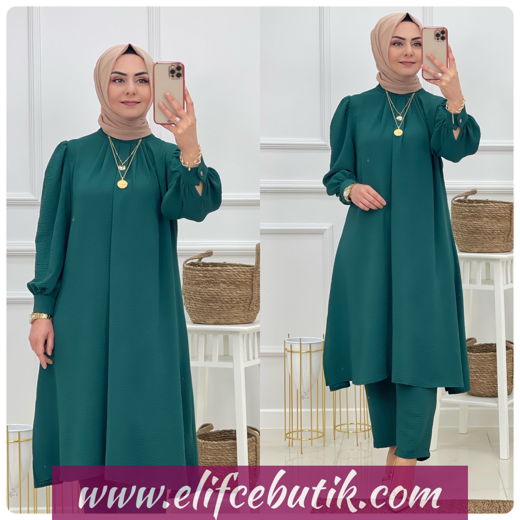 İthal ayrobin kumaş henna takim