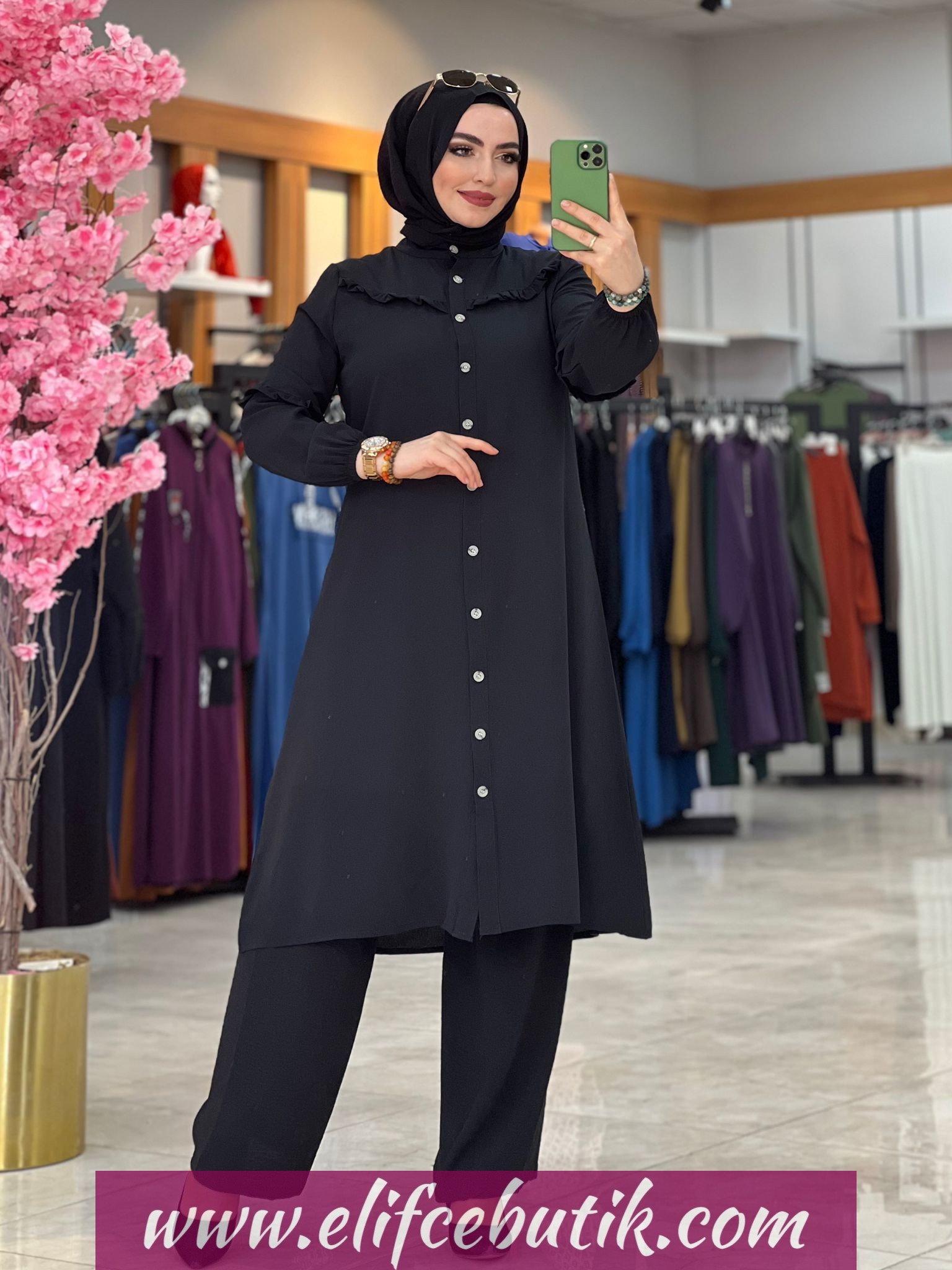 Büyük beden Tunik pantolon - Görsel 4