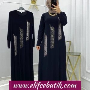 Sandy kumaş Simge elbise