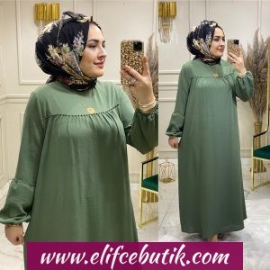 Ayrobin kumaş Robalı esna elbise